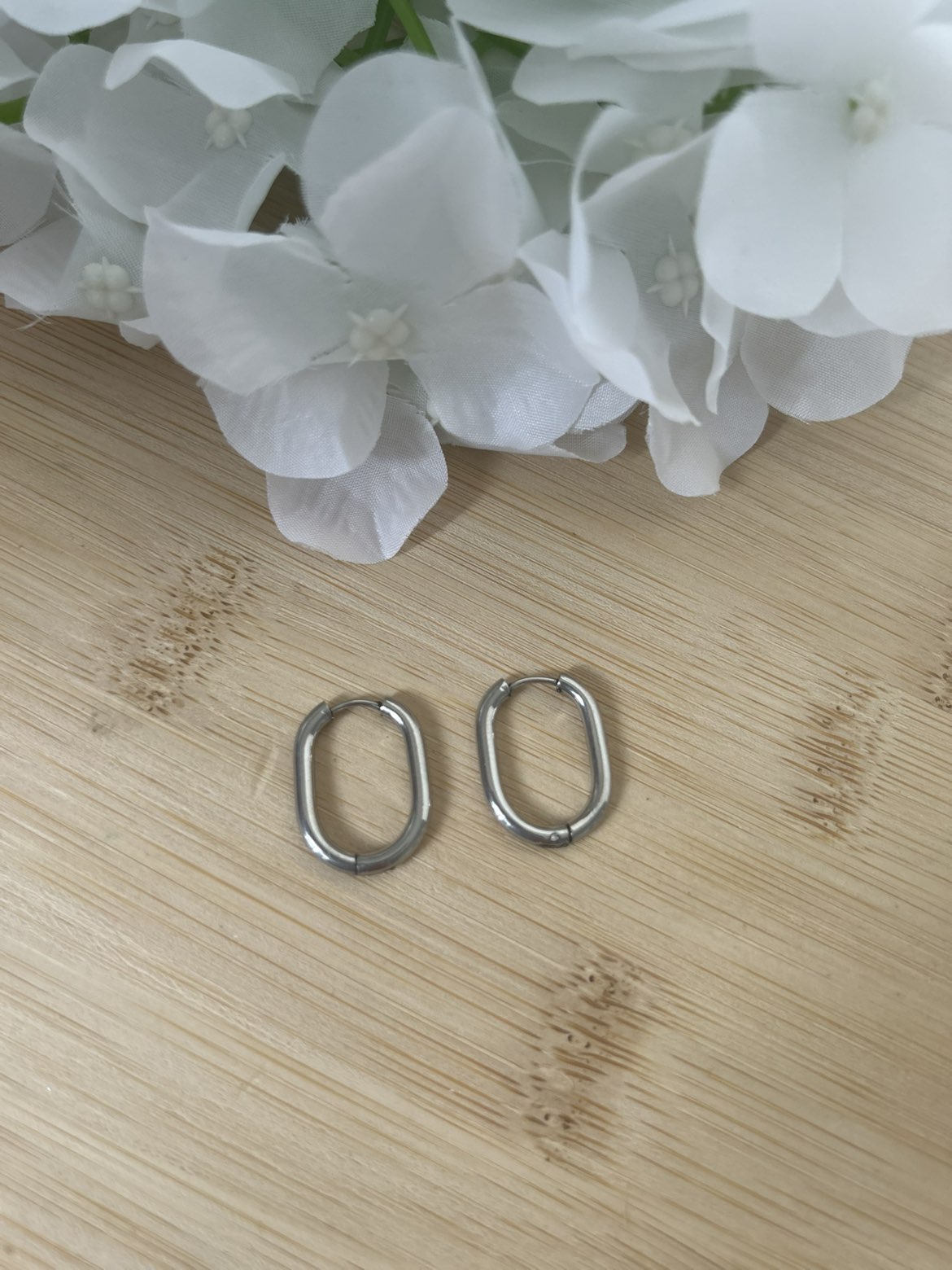 Créoles Ovale Argent