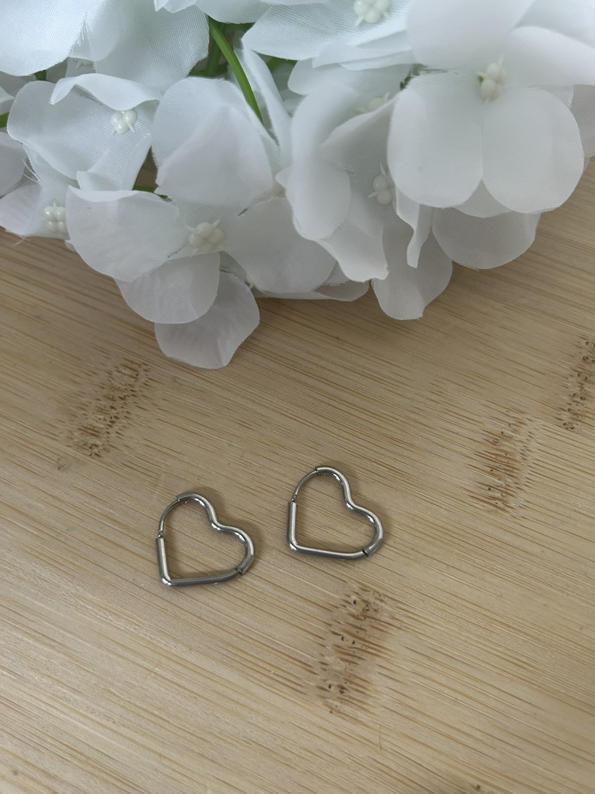 Créoles Coeur Argent