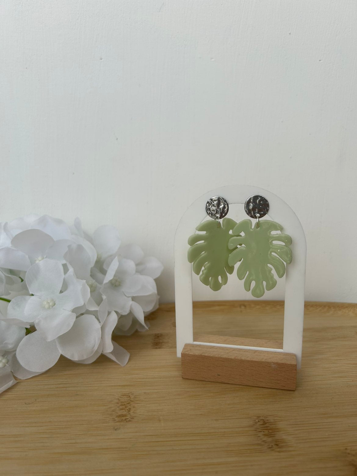 Boucle d'oreille Feuille